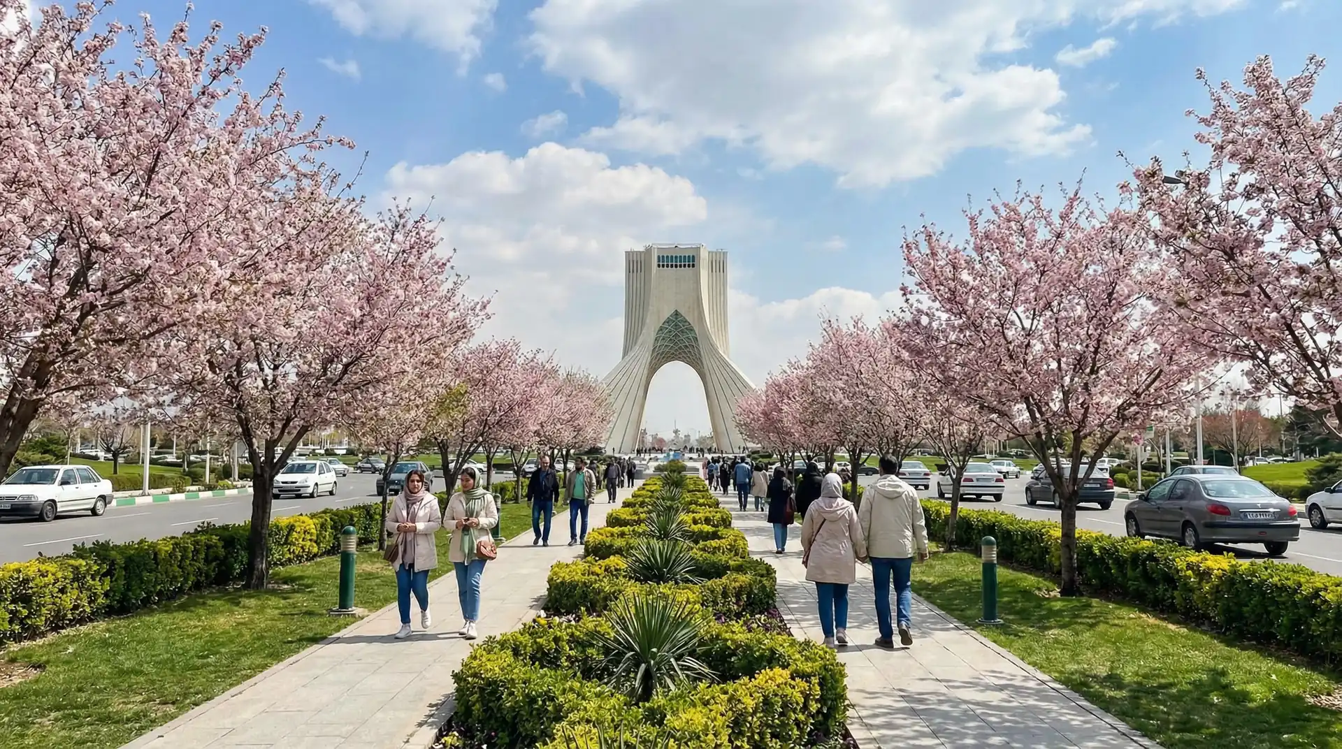 Nasir al-Mulk Mosque with stained glass and Persian architecture in Isfahan Iran — OraVisa Iran visa services from Dubai