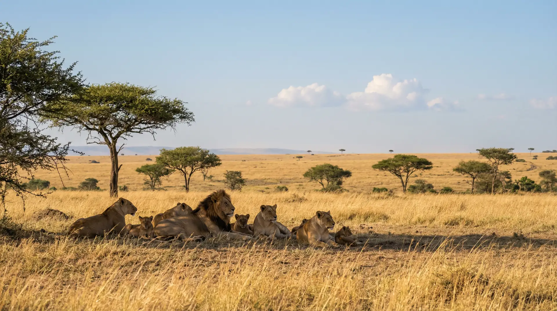 African savanna with wildlife and Mount Kilimanjaro at sunset in Kenya — OraVisa Kenya visa services from Dubai