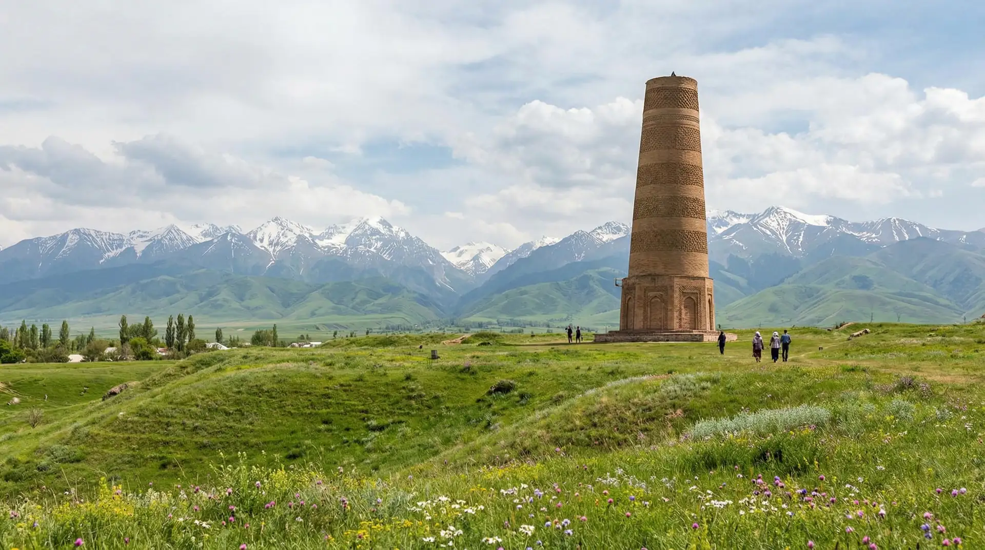 Issyk-Kul Lake with snow-capped Tian Shan mountains in Kyrgyzstan — OraVisa Kyrgyzstan visa services from Dubai