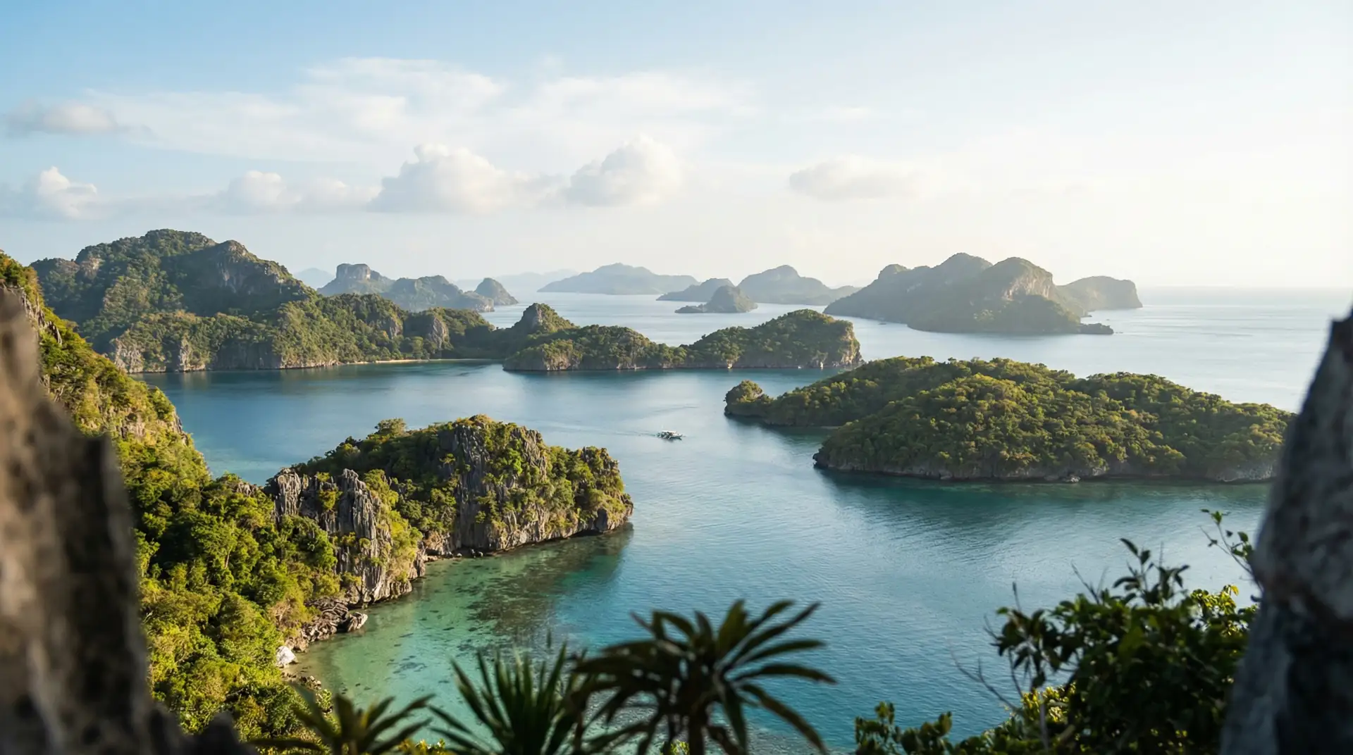 Chocolate Hills and tropical landscape in Bohol, Philippines — OraVisa Philippines visa services from Dubai